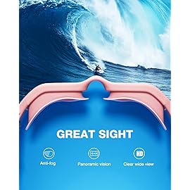 ZIONOR Swim Goggles, G1 SE Swimming Goggles Anti-Fog for Adult Men Women