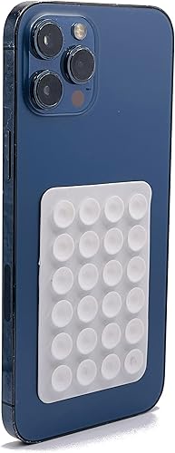 Miniatura 10 de CRYSTALFY Mystick - Soporte adhesivo para teléfono con succión de silicona, esencial para crear contenido para videos de TikTok, influencers, manos