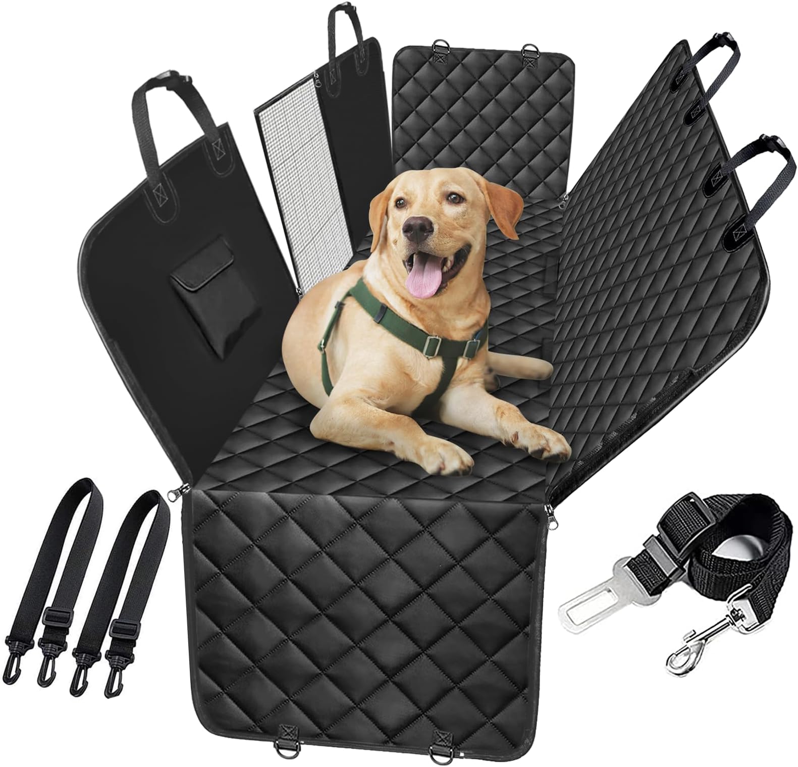 Dog Car Seat Cover, Waterproof Pet Seat Cover Car Back Seat Hammock