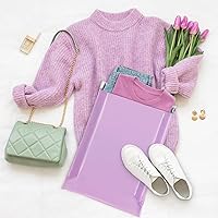 Vista 7 de Fuxury Bolsas de polietileno de 12 x 15.5 pulgadas, 50 piezas, bolsas de envío impermeables para ropa, sobres de envío de alta resistencia