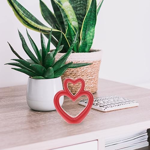 Miniatura 8 de Abaodam Decoración del hogar, decoración del hogar, oficina, estatua de corazón rojo, decoración de estatua de corazón, regalos de boda, regalo de