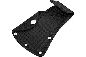 Hatchet Head Sheath Holster, Black Axe Sheath for 1-1/4Lb Axe, Double Snap...