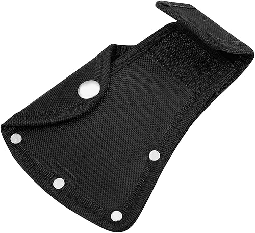 Hatchet Head Sheath Holster, Black Oxford Sheath for 1-14Lb Axe, Double Snap Hatchet Protector Cover with Belt Loop, Outdoor Camping Hiking