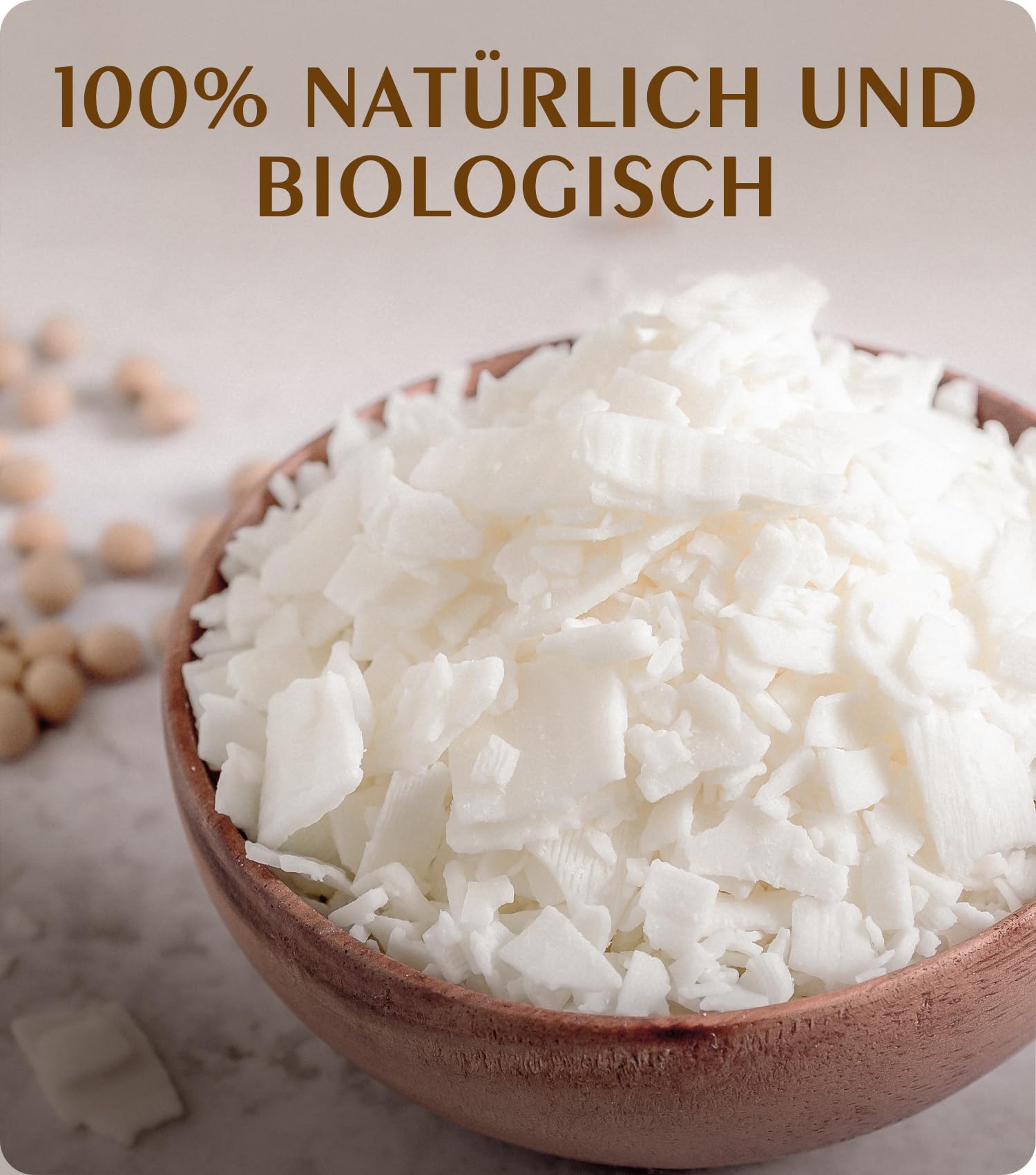 BOYUJK Flocons de cire de soja naturelle pour bougies 3 kg 100 % cire de soja pour la fabrication de bougies issues de l'agriculture biologique, sans additifs, inoffensif et pure
