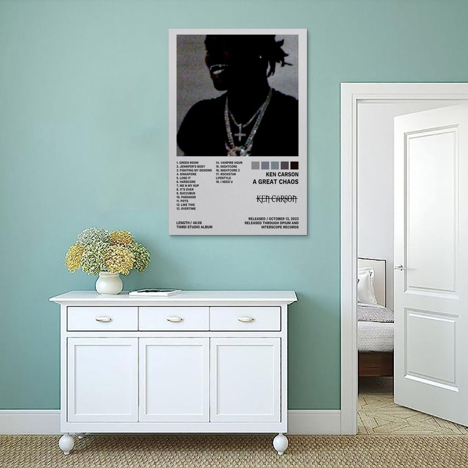 Amazon.com: Moxiang Ken Carson A Great Chaos Music Album Cover