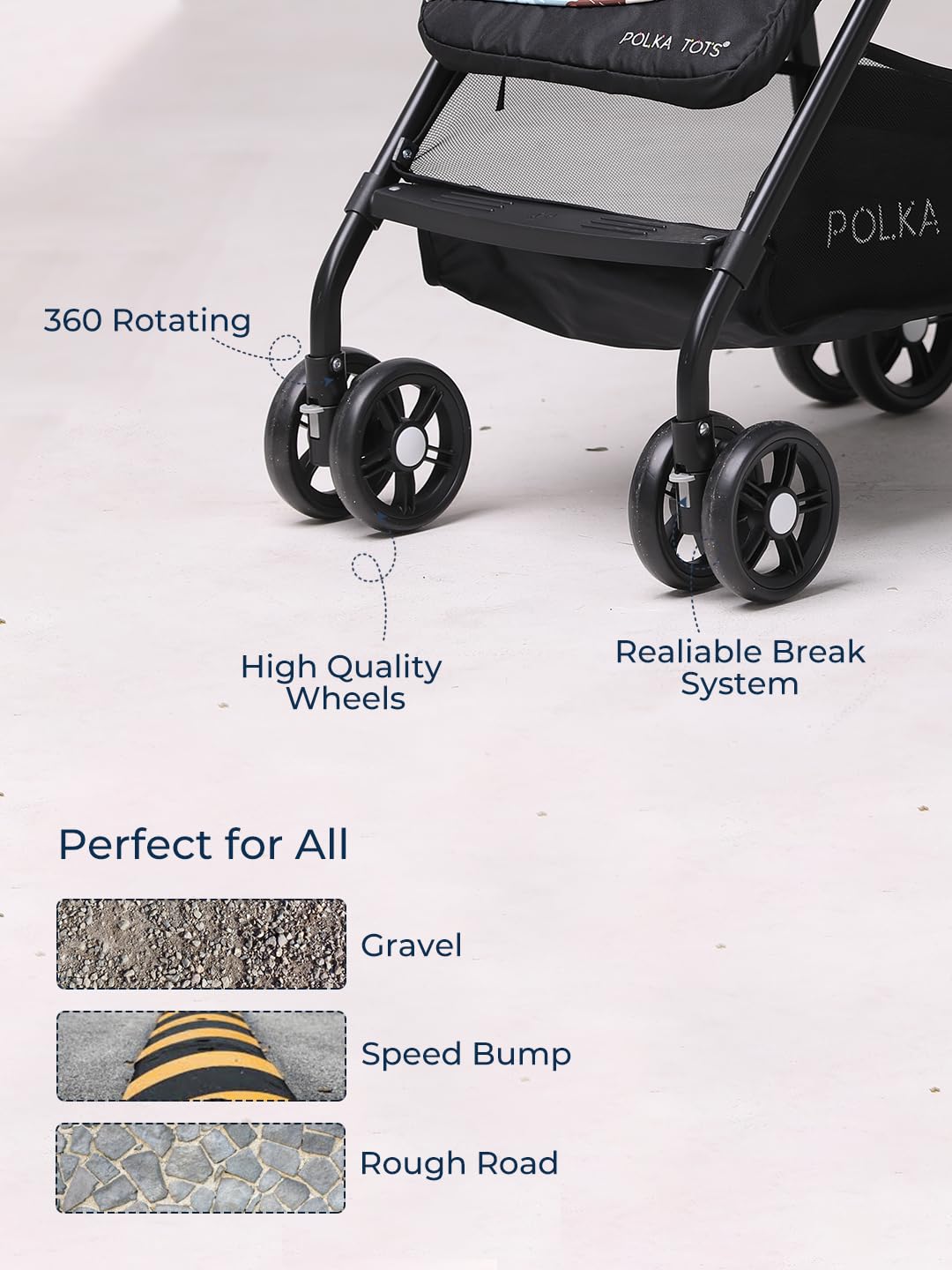 POLKA TOTS Travel System: Stroller & Car Seat -5 POLKA TOTS Travel System: Stroller & Car Seat -5
