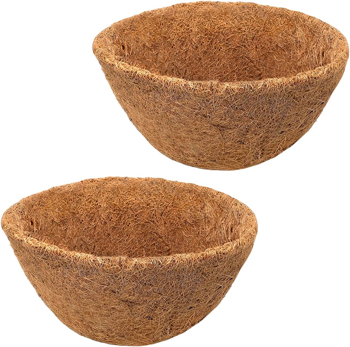 HHTHH 2 pcs Natural Coconut Liners 12 inch Round Coco