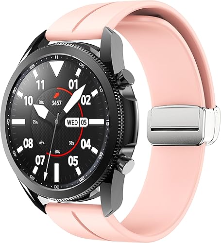 Miniatura 7 de Correas de reloj de 0.866 pulgadas (0.866 in), correa de repuesto de silicona compatible con Garmin Vivoactive 4Galaxy Watch 3 de 1.772 pulgadasGen