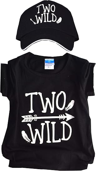 Amazon 2歳の誕生日シャツ 男の子 2歳の誕生日 2歳のワイルド シャツ 帽子 2歳 シャツ 男の子 Us サイズ 2t カラー ブラック ボーイズ 通販