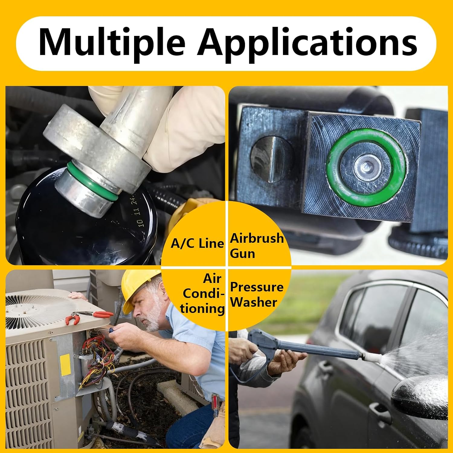 485 PCS Metric AC O Ring Kit for R134a Automotive Air Conditioning