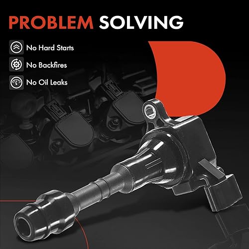 Miniatura 7 de A-Premium Paquete de 6 bobinas de encendido compatibles con vehículos Nissan e Infiniti - 3.0L 3.5L 4.0L - Nissan Frontier 2005-2019, Maxima