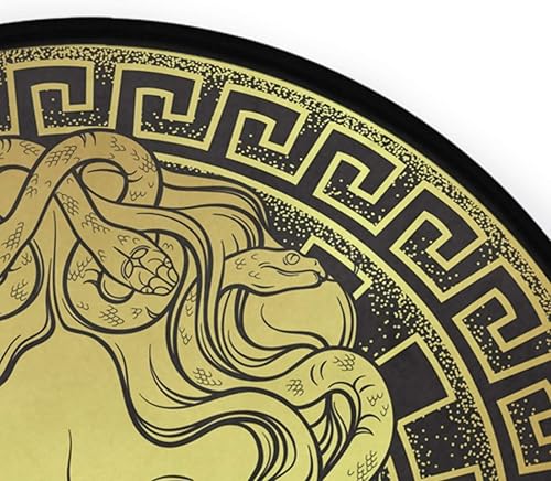 Miniatura 3 de Tarity Alfombras redondas antideslizantes para piso, 36.2 x 36.2 pulgadas, alfombras decorativas para sala de estar y dormitorio