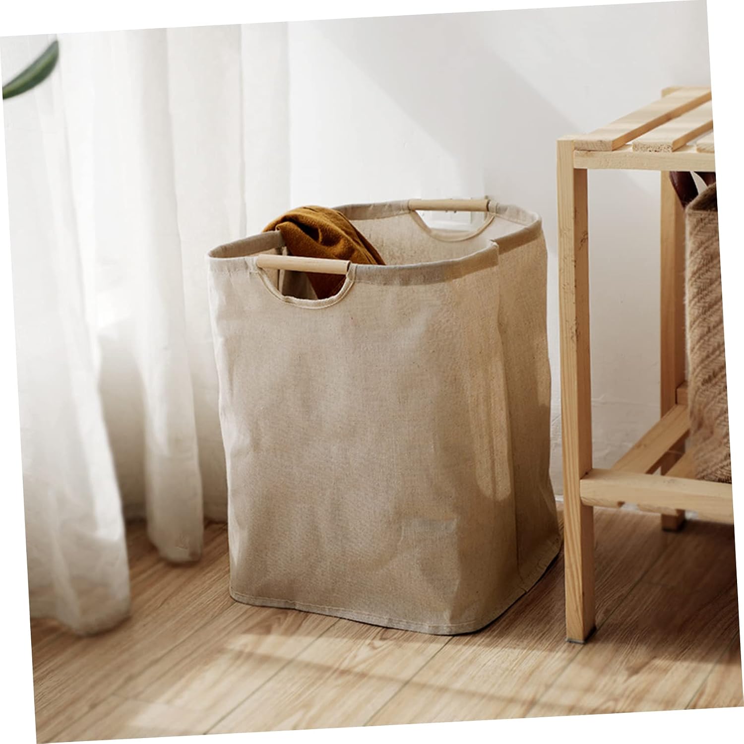Unomor Dirty Clothes Folding Basket Capacity Laundry Organizer Handles Portable Toy Storage for Boys and Girls and Home Accessories for and Apartments