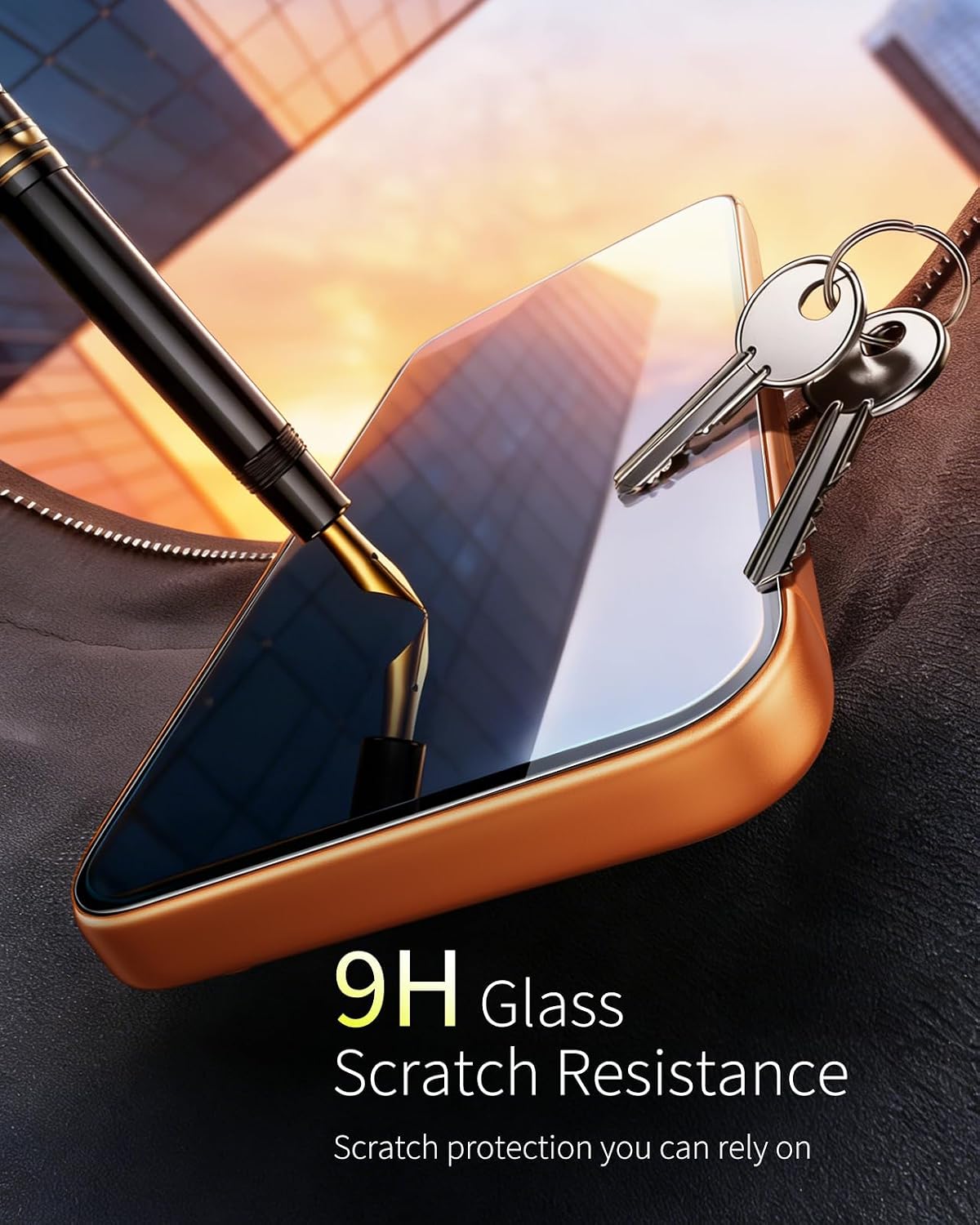 for iPhone 17 Pro Privacy Screen Protector, 3 Pack, [Anti-spy] [Micro-curved Edges] 9H+ Hardness Tempered-Glass Privacy Screen Protector, Case Friendly, 6.3 inch