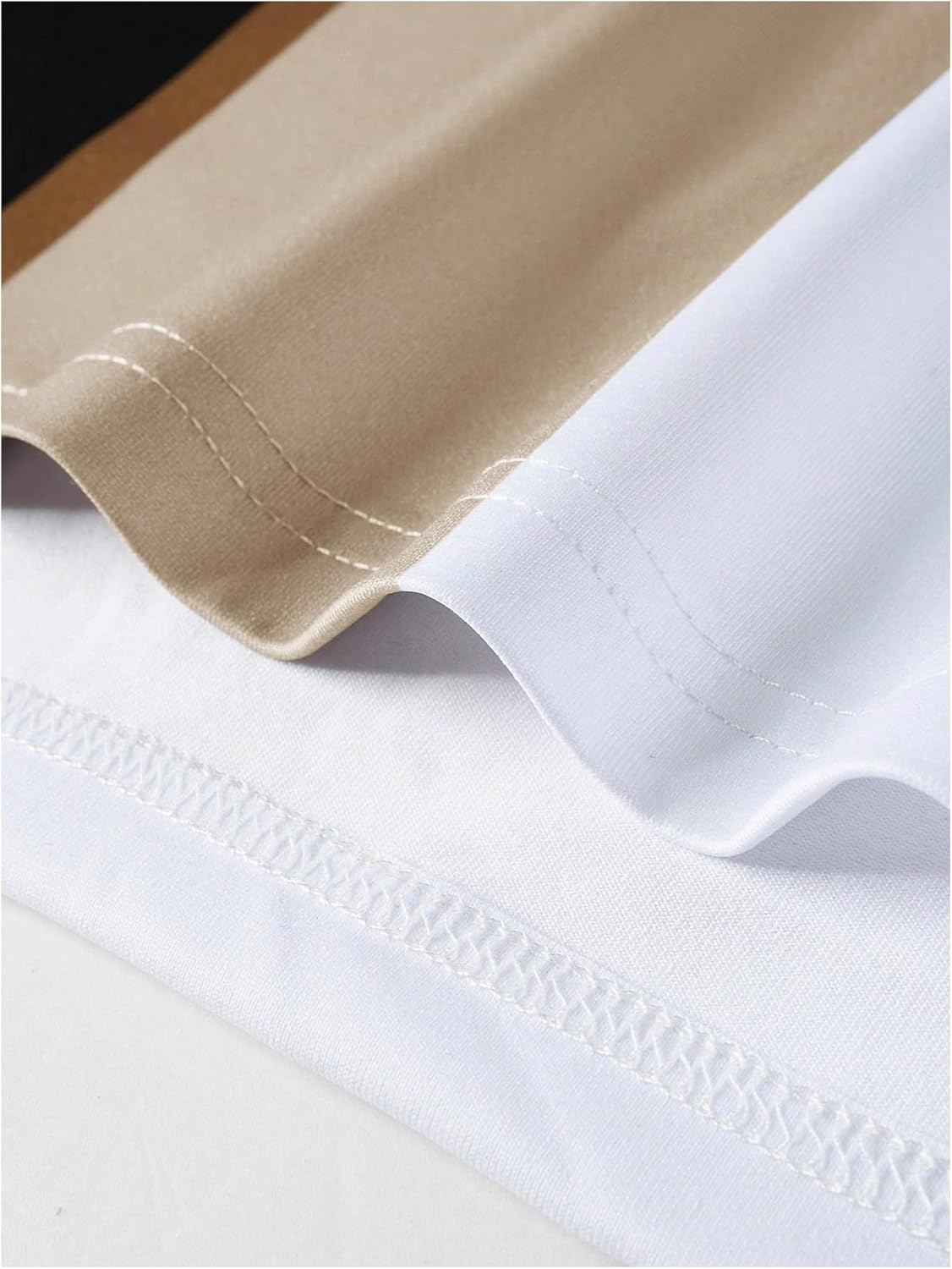 SOLY HUX Men's Short Sleeve Golf Shirts Color Block Classic Collared Tshirts Work Tops - Image 5