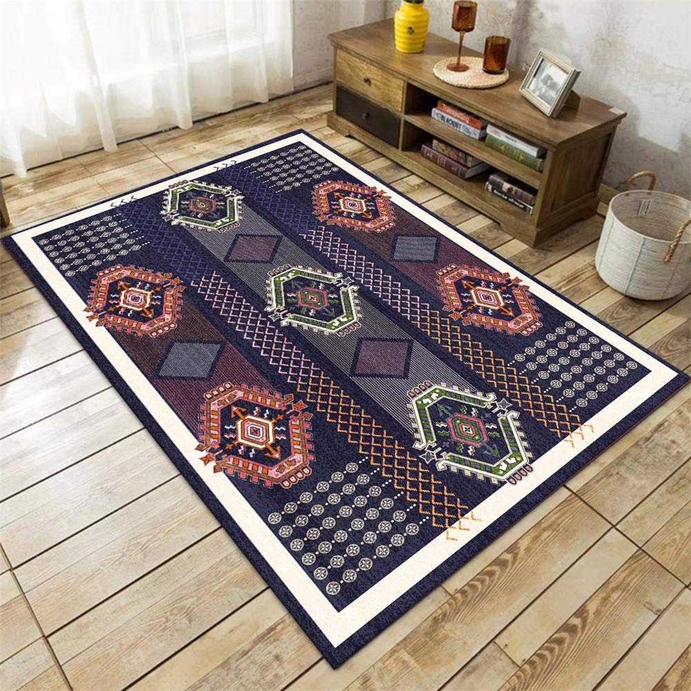 Tapis de chambre contemporain facile à nettoyer grand format 160x230 anti-tache