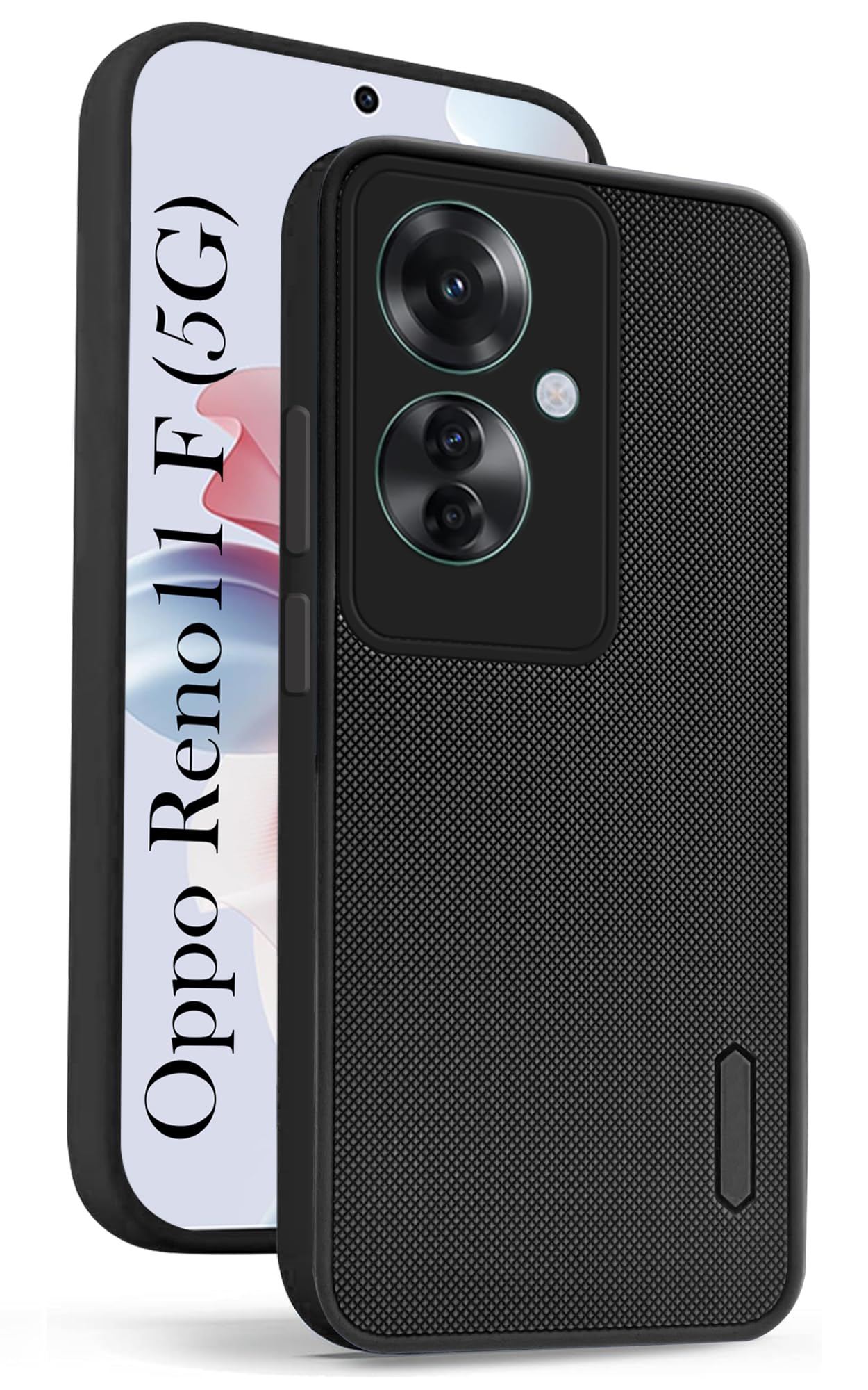 Jkobi Back Cover Case for Oppo Reno11 F 5G | Oppo Reno 11F 5G (Textured Grip Design | Camera Protection | Slim and Light Weight | Soft Touch and Feel | Black) (B0D5GVXVF3) Amazon Price History, Amazon Price Tracker