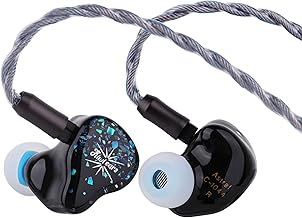 Linsoul Kiwi Ears Astral 1DD+6BA Hybrid in Ear Monitor, Wired Earbuds, HiFi Studio Recording &Mixing Earphone, Portable Gaming IEMs for Professional Music Engineers Audiophiles (Blue)