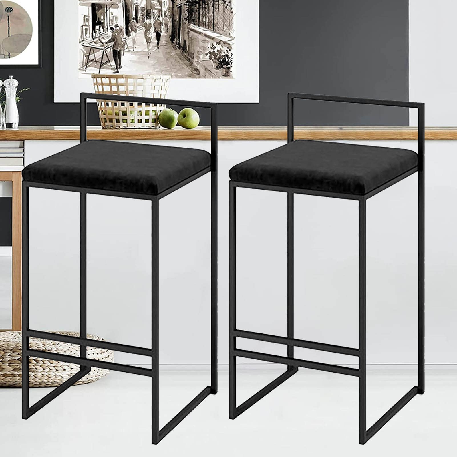 Chaises de salle à manger velours 65 cm DASHADAO finis les maux de dos