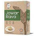 Organic Wisdom Jowar Millet Rava 400g | Maldandi M 35-1 from Solapur | Upma Rava | Sorghum Suji | Stone Ground | Gluten Free | High Protein & Fibre gallery image