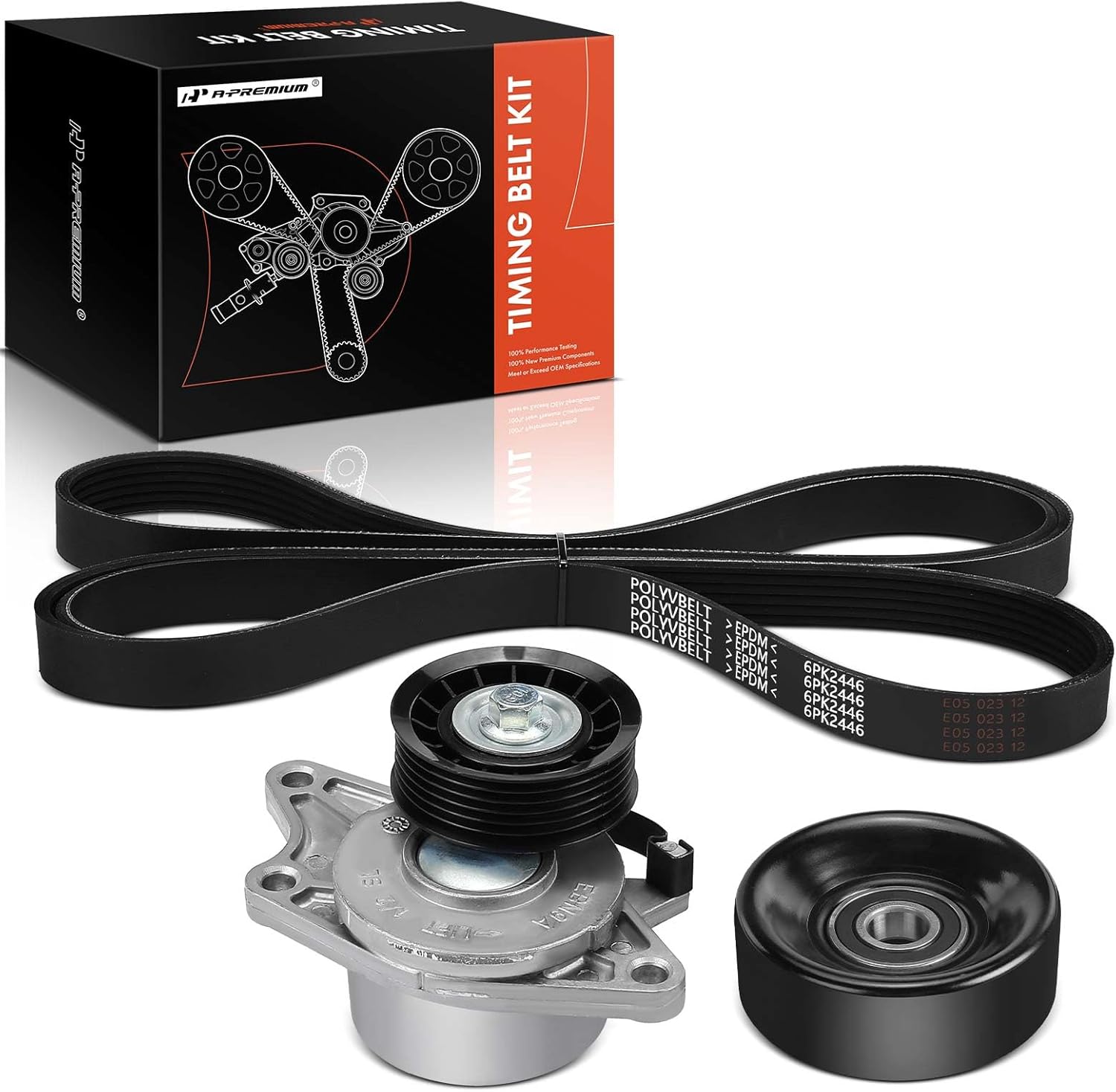 A-Premium Engine Serpentine Belt Drive Kit Compatible with Ford Windstar 1999 2000 2001 2002 2003-3.8L