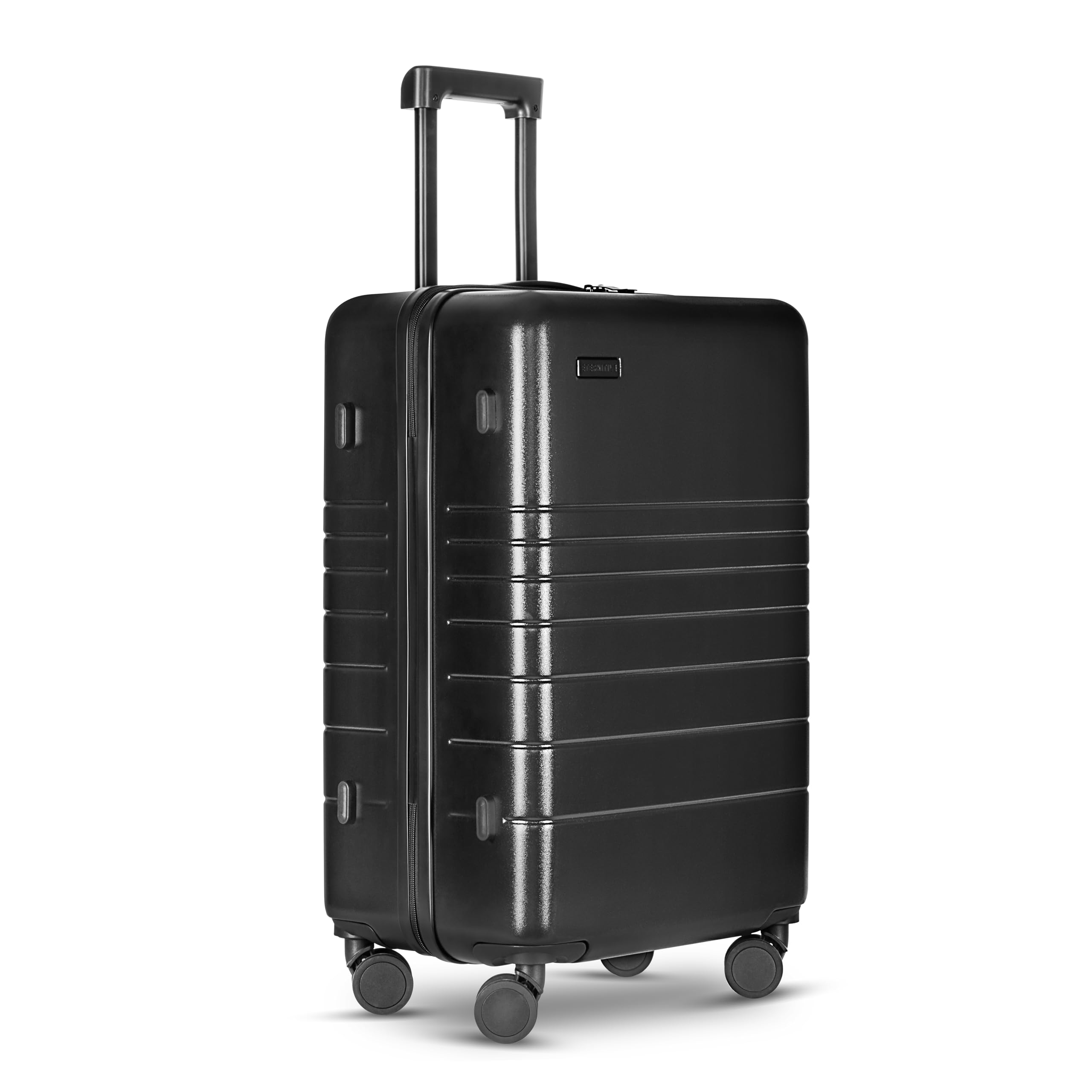 ETERNITIVE - Walizka Duża 96L I Rozmiar: 75,5 x 48 x 32 cm I Lekka Walizka z ABS I Bagaż Rejestrowany 20kg I Zamek TSA I Podwójne Koła 360° I Czarna