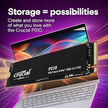 ゆうき　Crucial P310 1TB 2280 Crucial P310 1TB Gen4 NVMe SSD - Blazing-Fast Performance