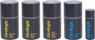 Geologie Men's Complete Skincare Set - Simple and Effective, 90 Day Supply