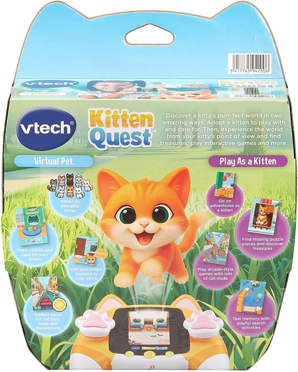 Vtech Kitten Quest Virtual Pet Adventure