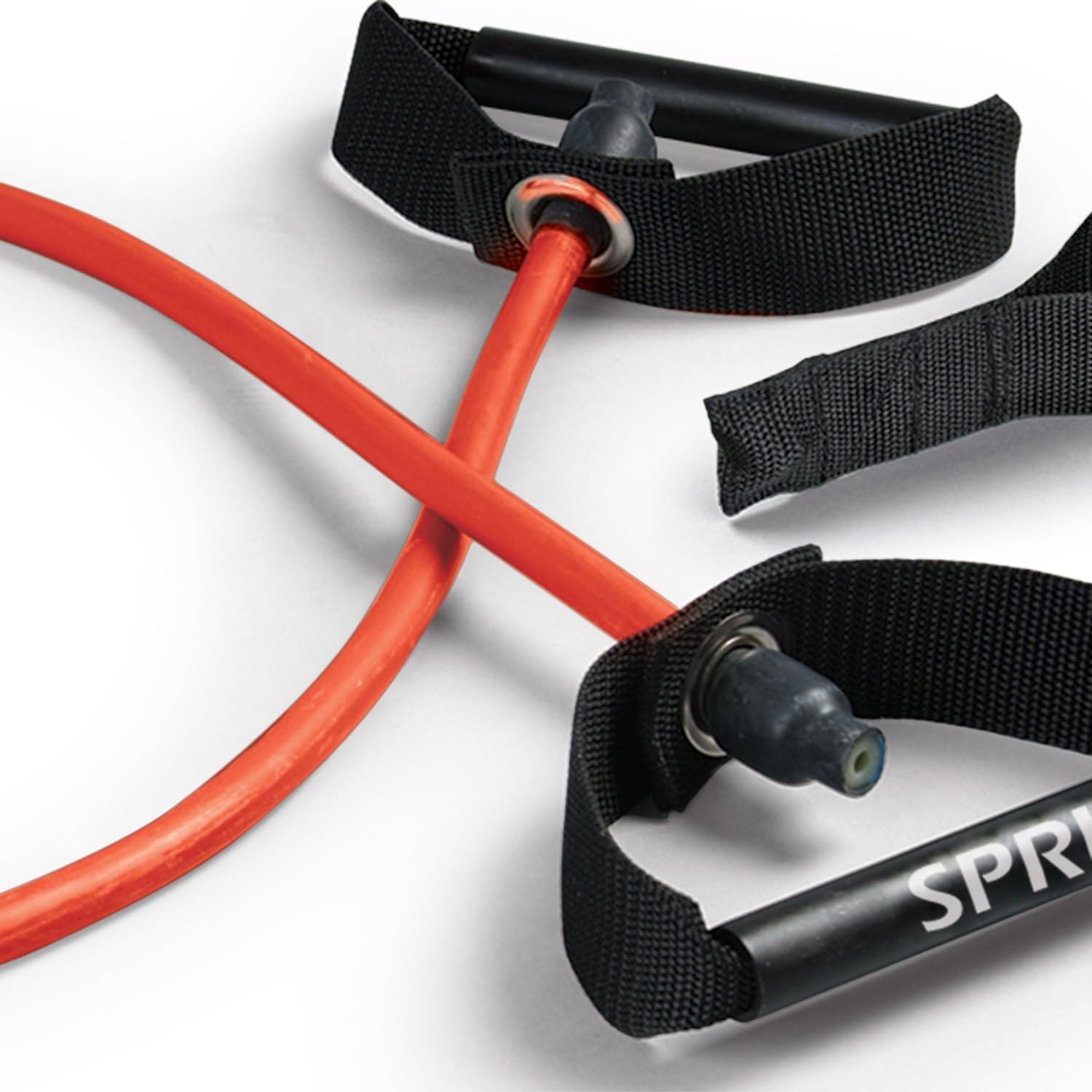 SPRI 07-71550 Xertube Resistance Band w/Door Attachment, Red, Medium : Sports & Outdoors