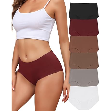 Women's Full Coverage Seamless Underwear: Invisible, Comfortable, and Cheeky