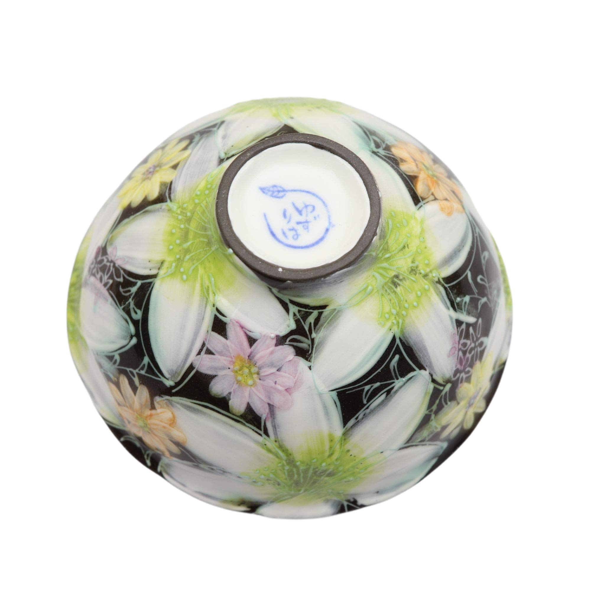 Anne出品 ゆずりは 工房 飯碗 ご飯茶碗 Amazon.co.jp: 工房ゆずりは 白絵花 飯碗 (ご飯茶碗) 手造り 手描き