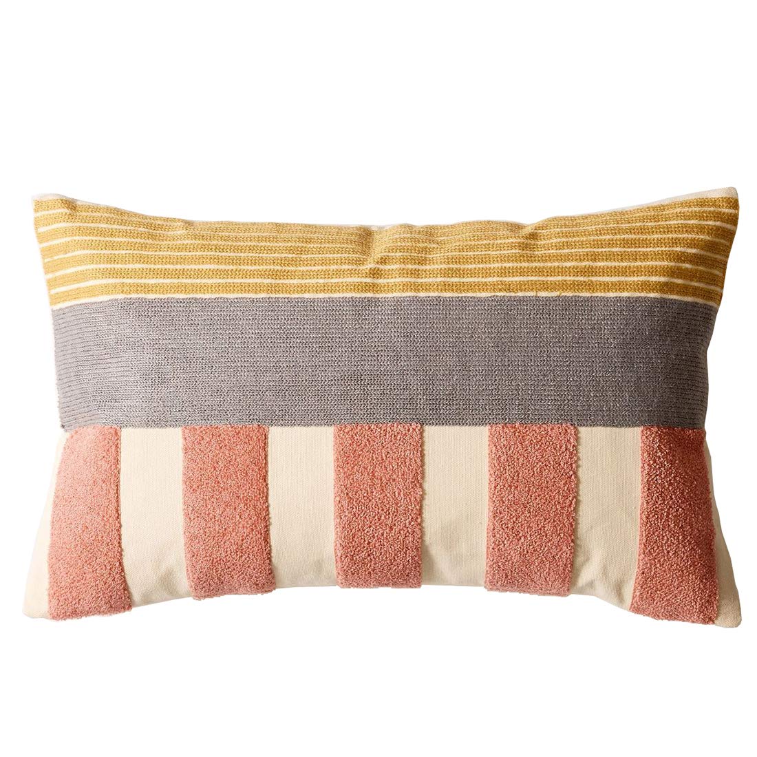 Coussin géométrique tufté en coton brodé haut de gamme broderie 9