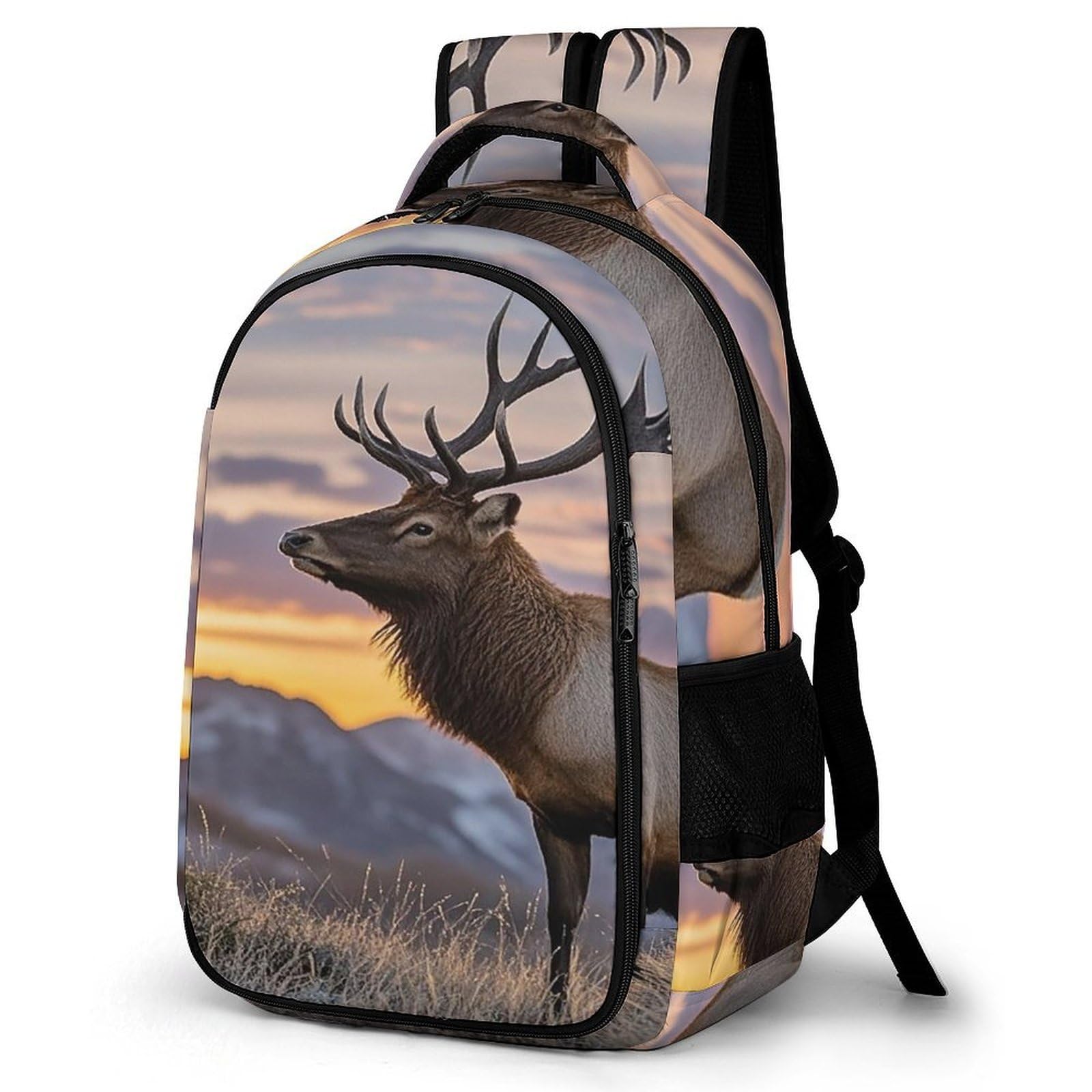 Mochila de viaje para escapadas de fin de semana con diseño de ciervo 8