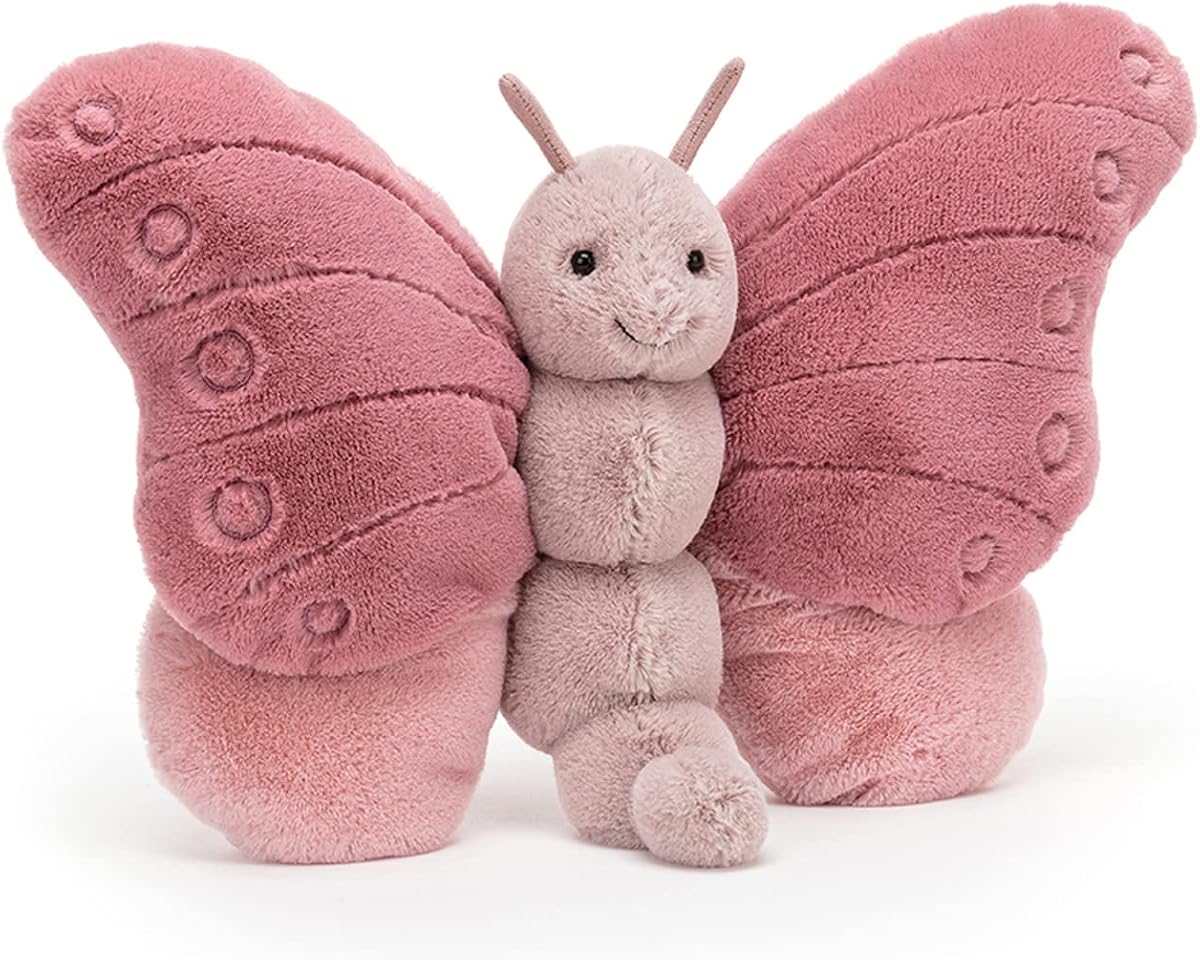 Beatrice Butterfly Stuffed Animal, 10 inches - Insect and Bug Plush Toy - Classic Children's Gift