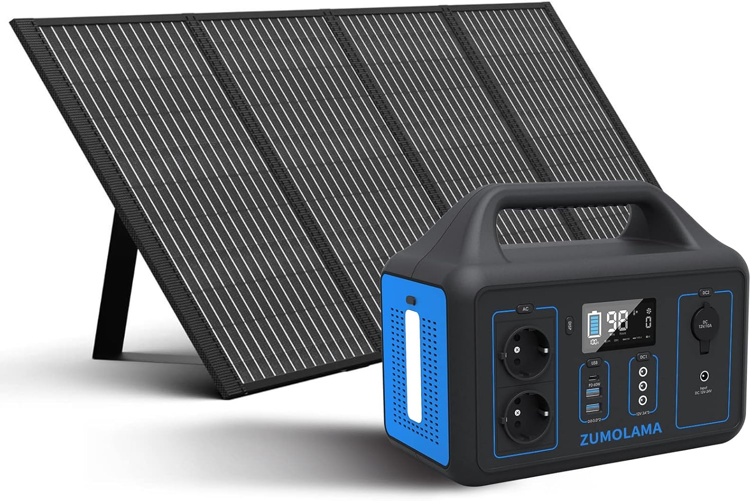 Powerness Solargenerator 1166Wh + 120W Solarpanel - Mobile Powerstation