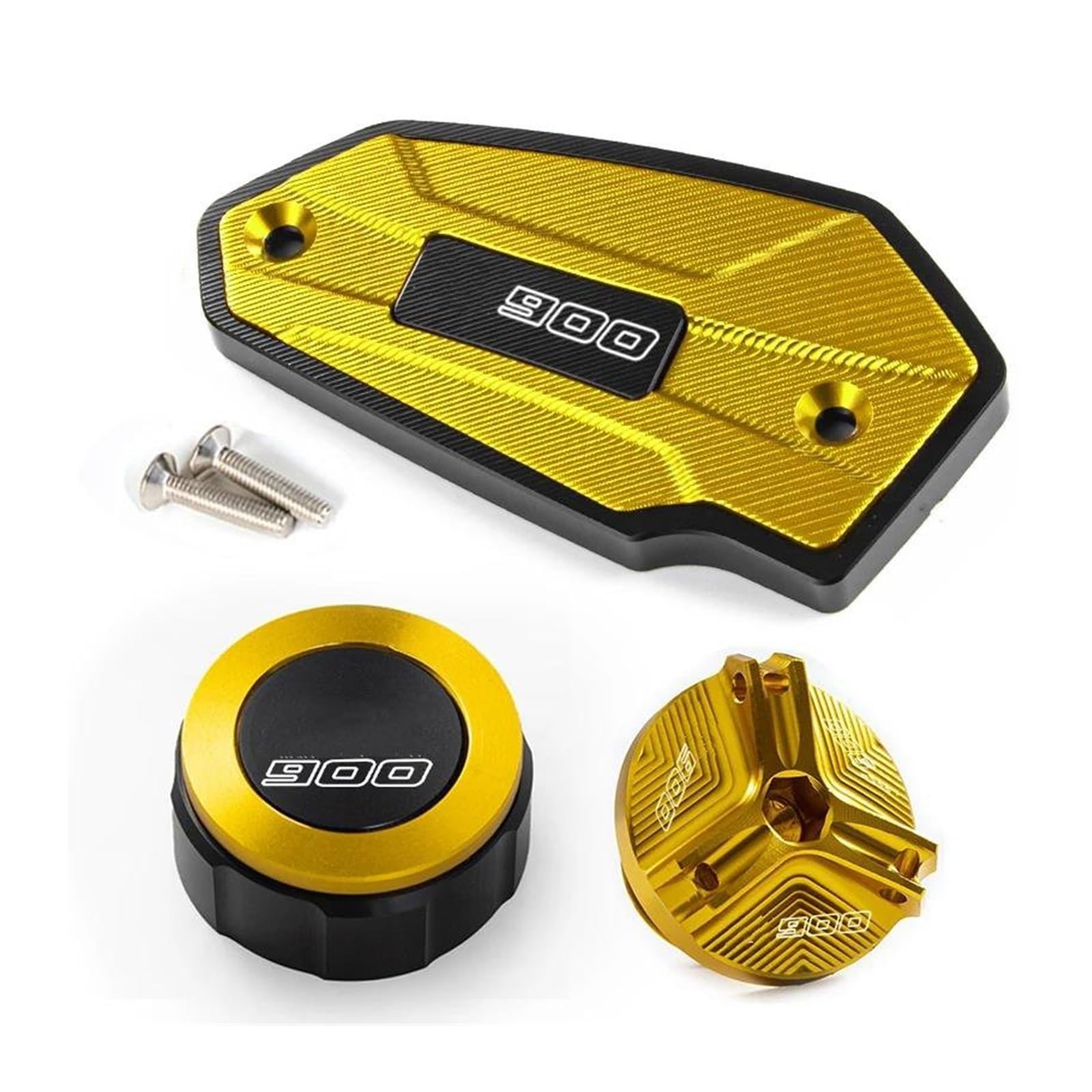 Tapa Llenado Aceite Tapas De Líquido De Frenos Delantero Y Trasero De Motocicleta Y Protección De Tapón De Llenado De Aceite Para Kawasaki Z900 Z 900 2017-2021 2022 2023 Tapón Llenado Aceite Motor ( C