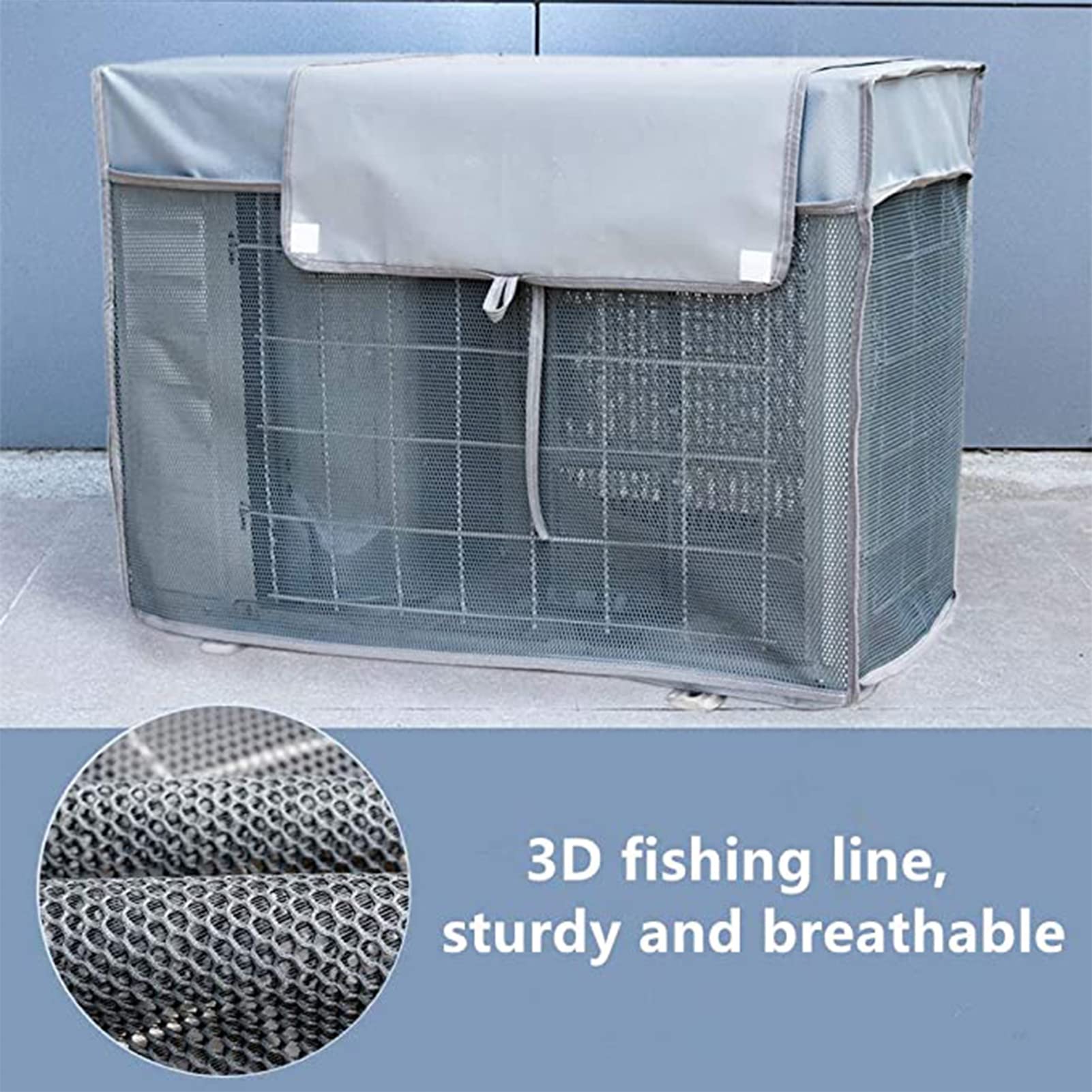 Goleray Winter-Abdeckung Für Klimaanlage – 71x71 Cm, Wasserdicht, Mit Bungee-Schnüren