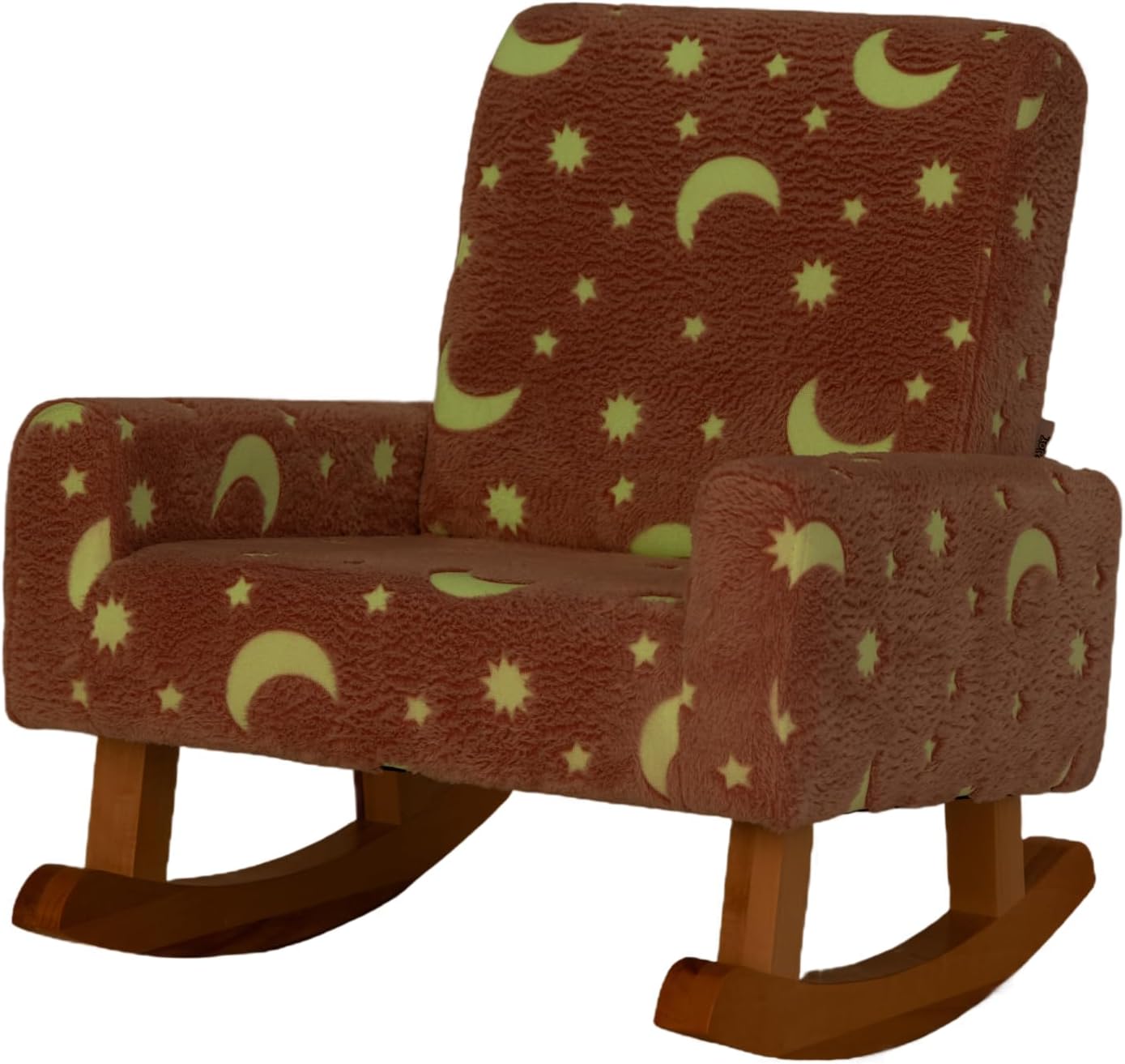 Costzon Kids Rocking Chair, Glow in The Dark, Upholstered