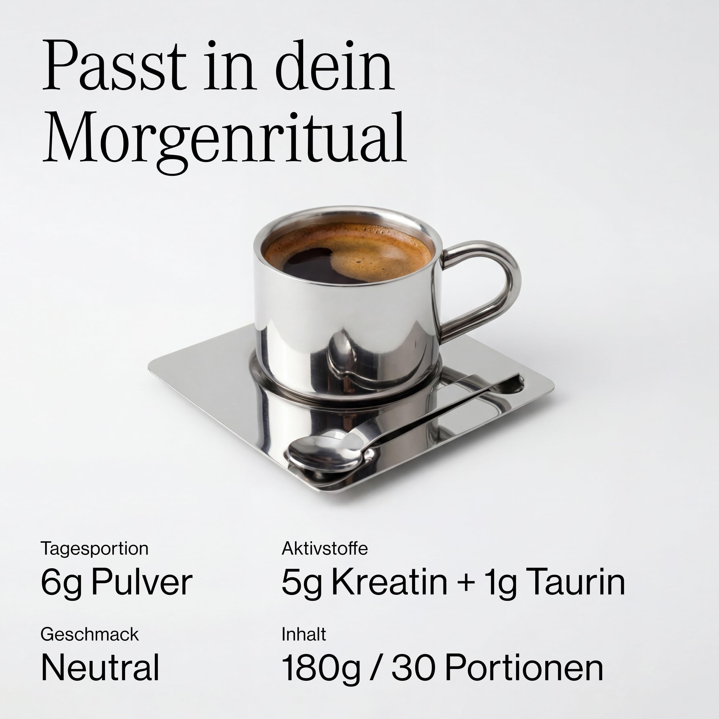 VAYA® Creatin Monohydrat + Taurin Pulver - Das Original - 5000 mg Kreatin & 1000 mg Taurin pro Portion - Geschmacksneutral & sofort löslich - Vegan, ohne Zucker - 3x 180 g (90 Portionen)