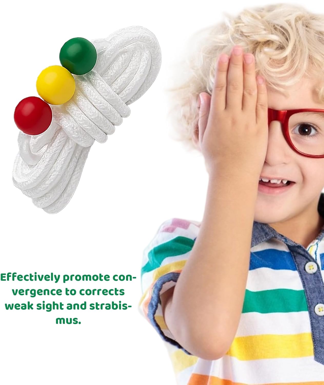 Eye exercise, vision therapy equipment with colored beads, professional eye exercise tools for convergence insufficiency, suitable for clinics and home use Eye exercise, vision therapy equipment with colored beads, professional eye exercise tools for convergence insufficiency, suitable for clinics and home use