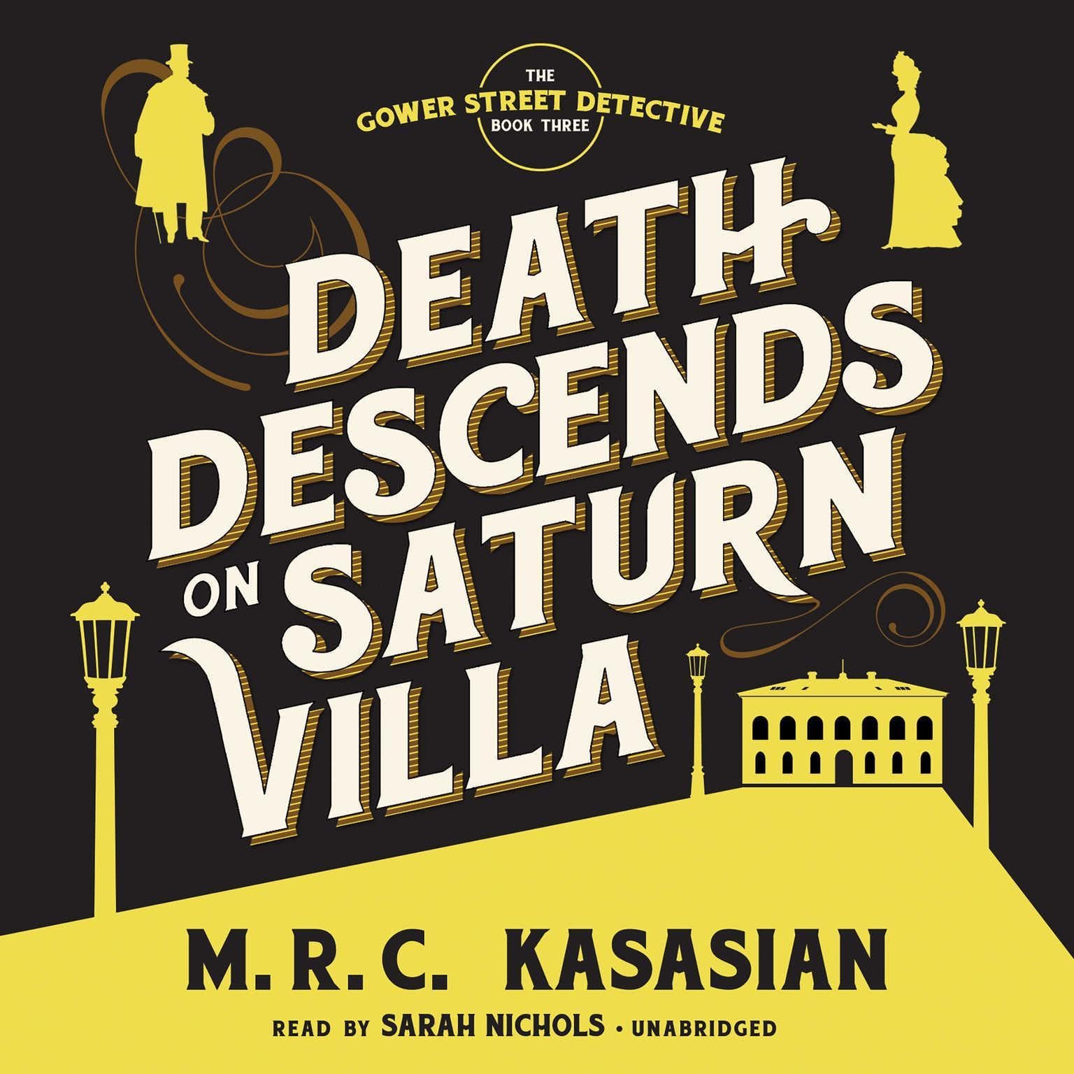 Cover art for Death Descends on Saturn Villa