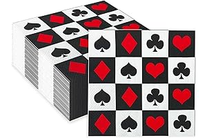 Poker and Casino Theme Napkins