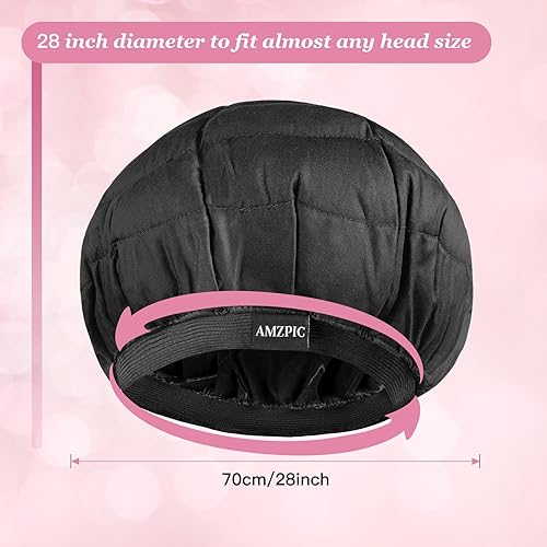 Miniatura 6 de Tapa térmica inalámbrica de acondicionamiento profundo, segura, tapa de calor para microondas para vaporizar, terapia de calor para el cabello