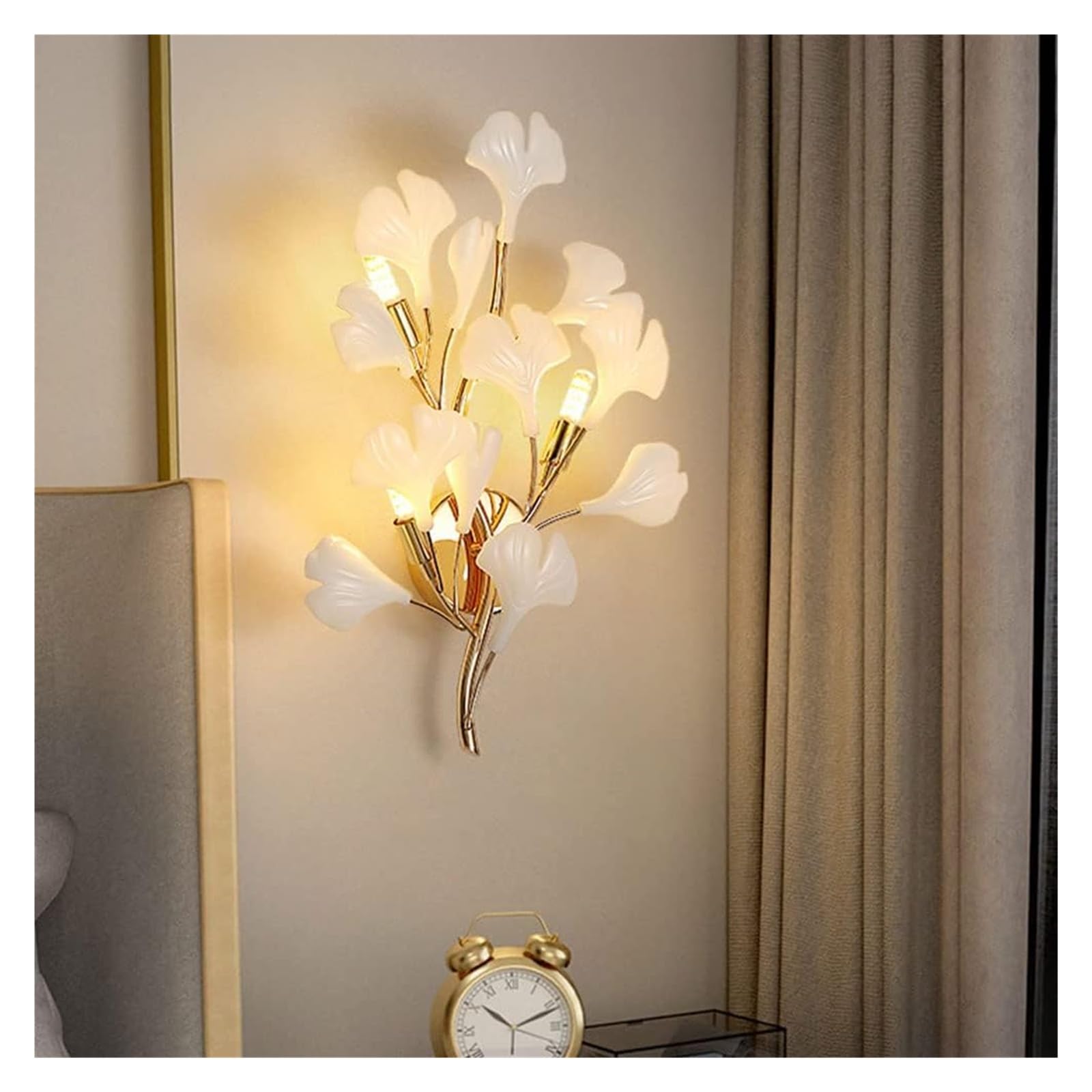 Współczesna i minimalistyczna lampa ścienna LED, do użytku wewnątrz i na zewnątrz, nowoczesna, prostokątna, wodoodporna IP65, z czujnikiem ruchu, idealna na taras, s