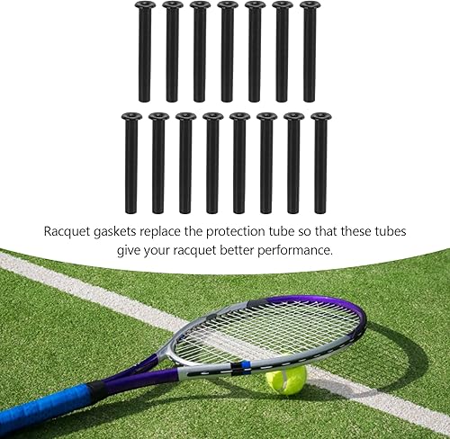 Miniatura 2 de OUKENS Tubos de protección de cuerdas, juego de 15 unidades, raqueta de tenis, tubo de protección de alambre, raqueta de tenis, herramientas de