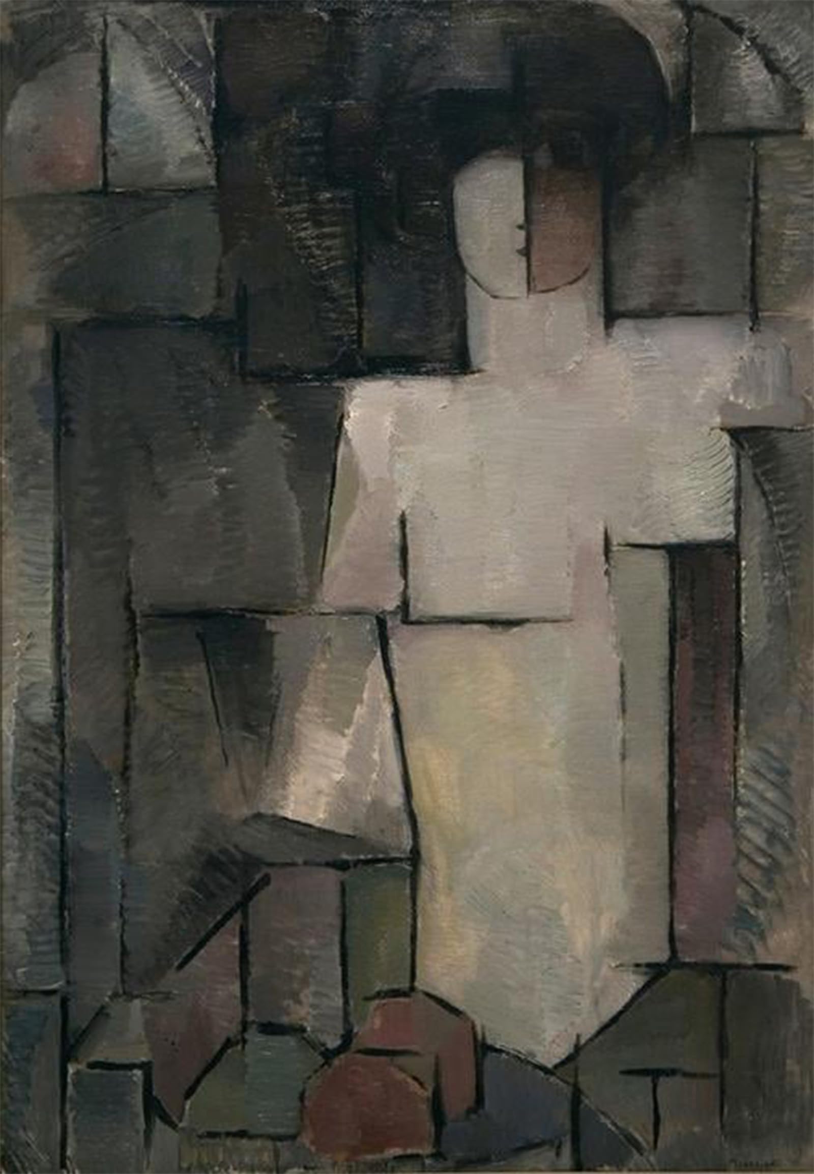 POSTERIIk Famous Modern Artwork Art Mural the Big Act by Piet Mondrian Oil Paintings Pictures for Home Decor 60x90cm