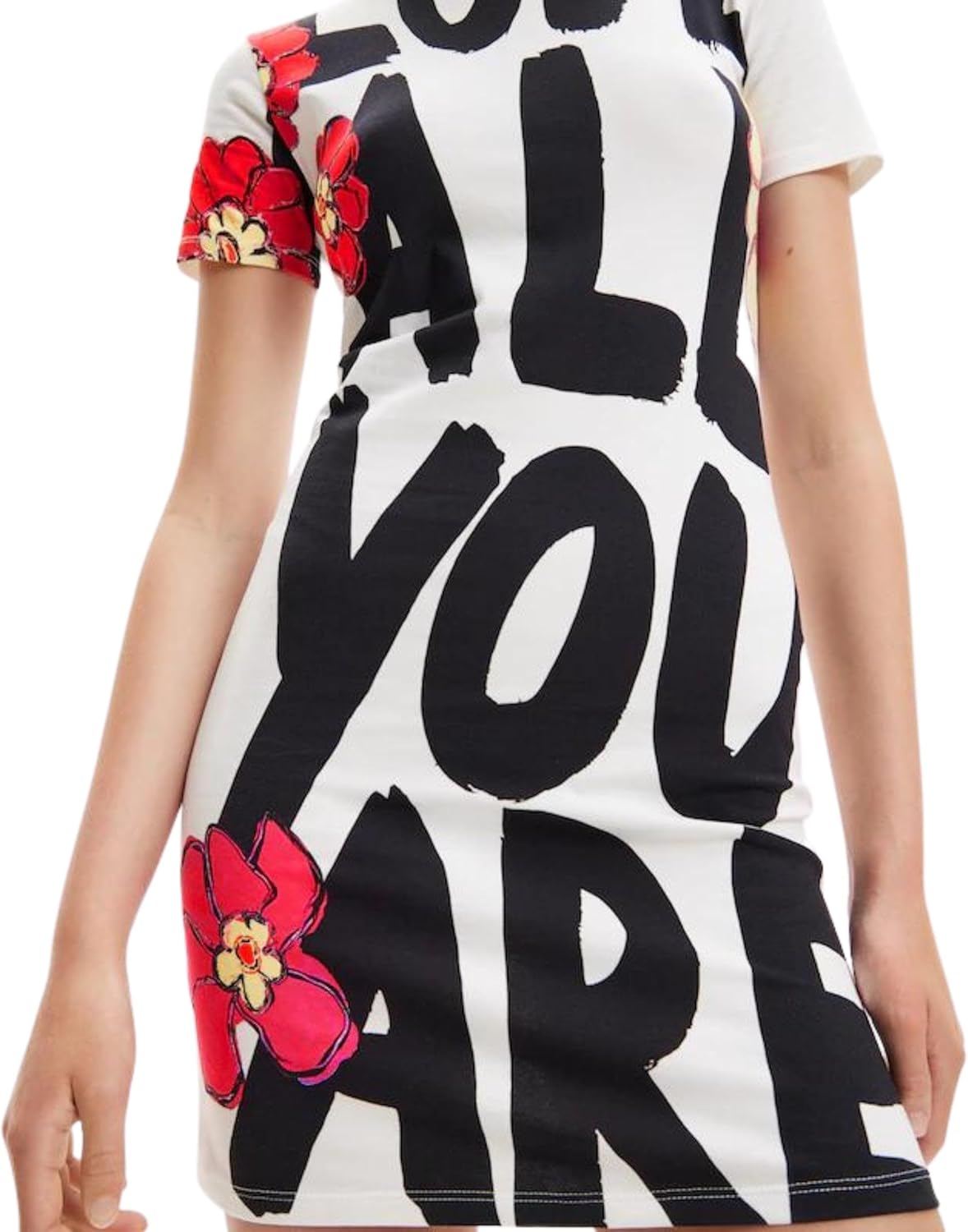 Desigual Women's Woman Knit Dress Short Sleeve