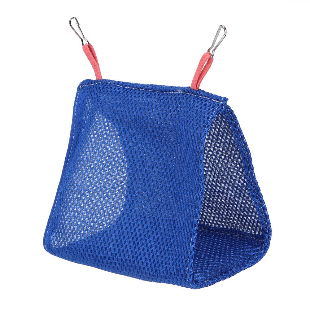 Hamac d'oiseau en maille respirante HEEPDD bleu pour perroquet