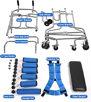 Amazon.com: Adult Standing Walker Walking, 8 Wheels Walkers for